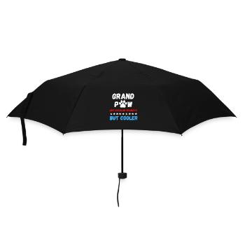 Father Grandfather Grandpaw Father's Day Dog Paw Cool - Umbrella (small) - black - Front