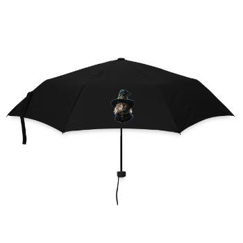 Witch Cat Halloween - Umbrella (small) - black - Front