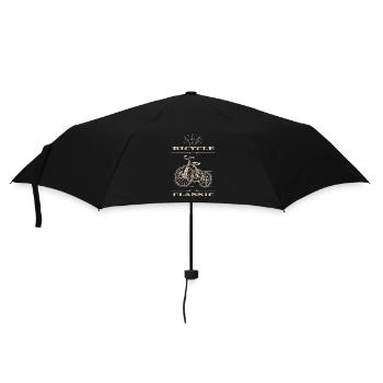 Cycliste - Parapluie standard - noir - Devant
