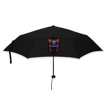 birthday present idea funny quote pride 1960s geek - Regenschirm (klein) - Schwarz - Vorne