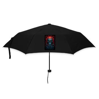 birthday present dabbing birthday present idea - Regenschirm (klein) - Schwarz - Vorne