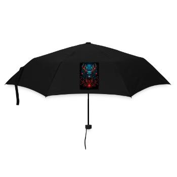 statement christmas for girls joke - Regenschirm (klein) - Schwarz - Vorne