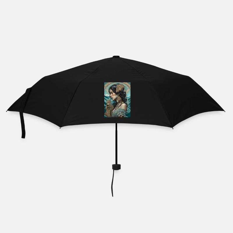 Ghotische Klasse - Regenschirm (klein) - Schwarz