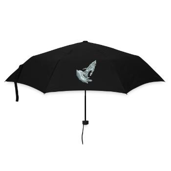 Hände - Regenschirm (klein) - Schwarz - Vorne