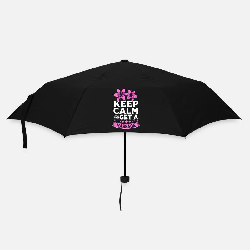 Massage - Regenschirm (klein) - Schwarz