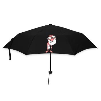 lustig duenn boese veraergert wuetend sauer schlec - Regenschirm (klein) - Schwarz - Vorne