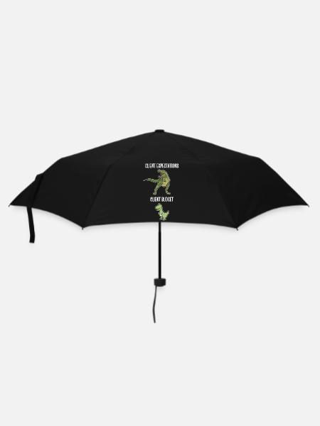 Grafiker Designerin Grafik Designer Künstlerin - Regenschirm (klein) - Schwarz