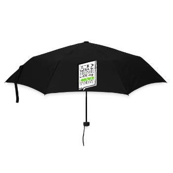 kitty awesome fun pet cat humor - Regenschirm (klein) - Schwarz - Vorne