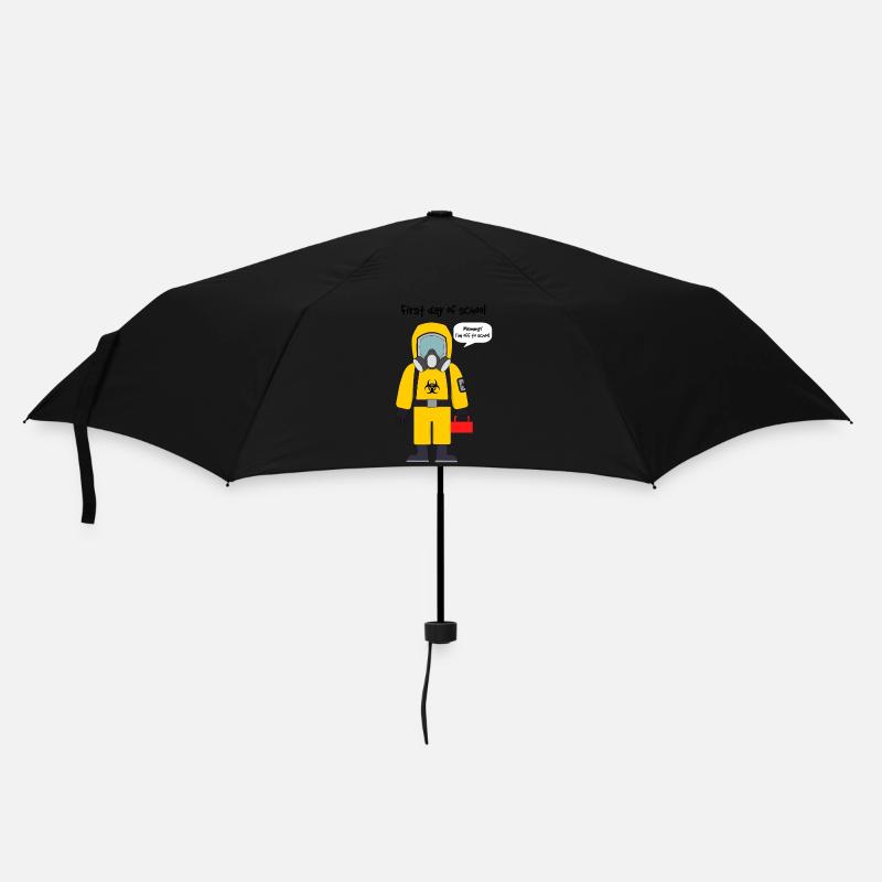 Erster Schultag - Regenschirm (klein) - Schwarz