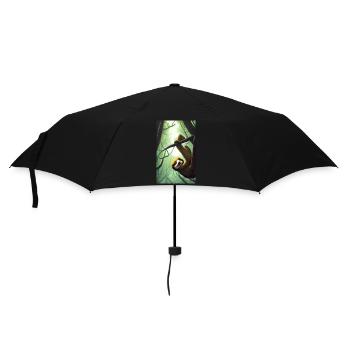 Cool Comic Portrait of a Sloth with sunglasse - Umbrella (small) - black - Front