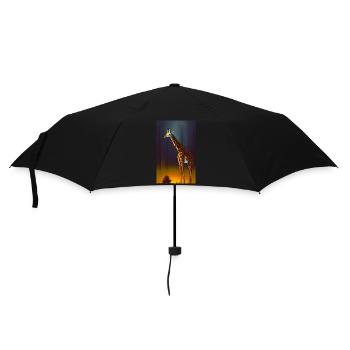 Cool Comic Drawing Giraffe Giraffa - Umbrella (small) - black - Front