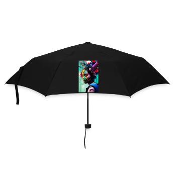 ARTWORK Zombie Gamergirl Whitney - Umbrella (small) - black - Front