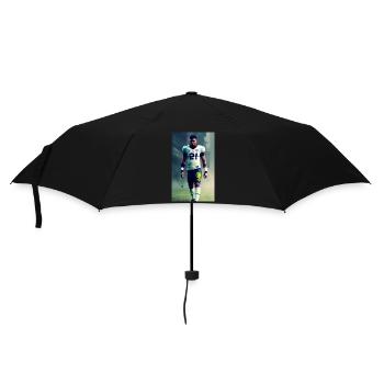 American Football Spieler - Regenschirm (klein) - Schwarz - Vorne