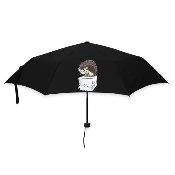Bureau de la pile de papier du secrétaire hérisson - Parapluie standard - noir - Devant