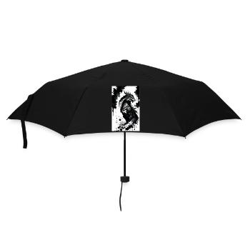 Dragon majestueux - Parapluie standard - noir - Devant
