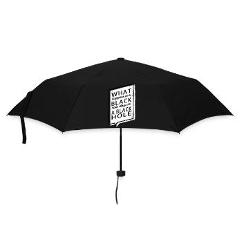 humour, drôle, croire, dictons, art, blague, vaisseau spatial - Parapluie standard - noir - Devant