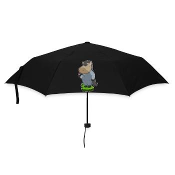 Horse Groom Wedding Ring Wedding - Umbrella (small) - black - Front
