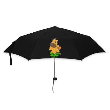 Giraffe Basketball Player Basketball - Umbrella (small) - black - Front