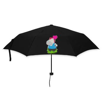 Ballon de cheval - Parapluie standard - noir - Devant