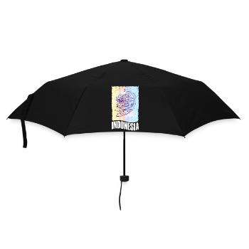 Indonesia Holidays Barong Surfer Summer Wave - Umbrella (small) - black - Front