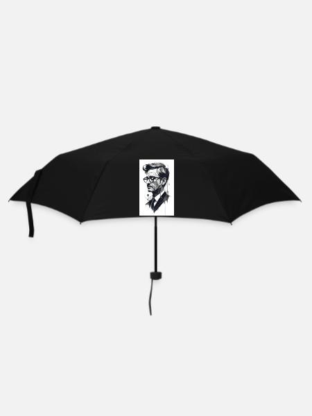 Abstract man - Umbrella (small) - black