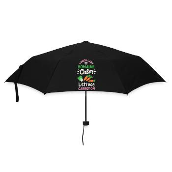 Mittagessen Schule Cafeteria-Mitarbeiter - Regenschirm (klein) - Schwarz - Vorne
