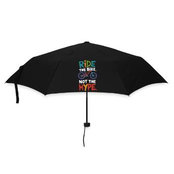 Vibrant Bike Rally Statement - Umbrella (small) - black - Front