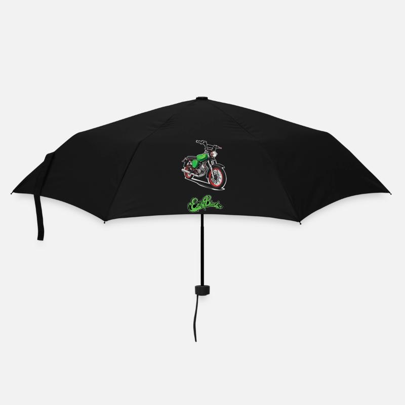 S51 (grün) // Illustration - Regenschirm (klein) - Schwarz