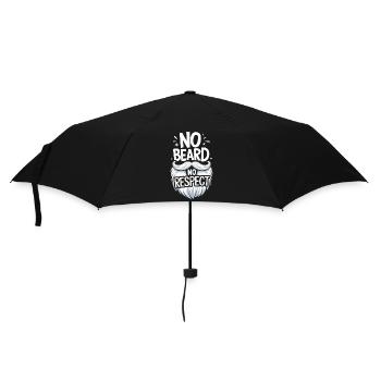 Bart Schnurrbart Bärtige Männer - Regenschirm (klein) - Schwarz - Vorne