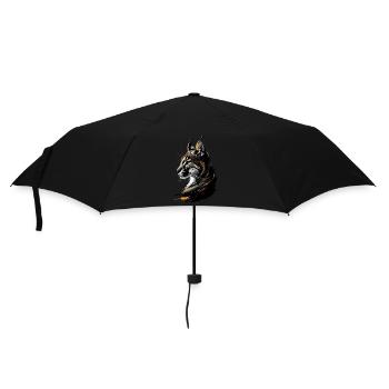 Karakal - Regenschirm (klein) - Schwarz - Vorne