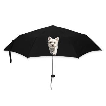 Maltesisch - Regenschirm (klein) - Schwarz - Vorne