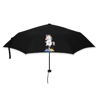 Unicorn - Umbrella (small) - black - Front