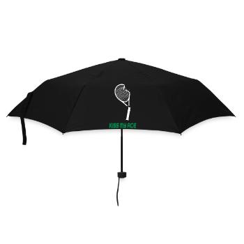 Kiss My Ace - Conception de tennis amusante - Parapluie standard - noir - Devant