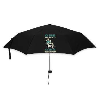 Grand-père retraité 2025 Cadeau petit-enfant Retraite - Parapluie standard - noir - Devant