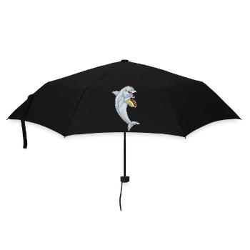 Dolphin Taco - Umbrella (small) - black - Front
