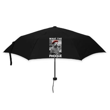 What the Phoque Basque Country Basque Regional Humor - Umbrella (small) - black - Front