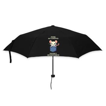 Atout activé : Aventurier de poche | Rat - Parapluie standard - noir - Devant