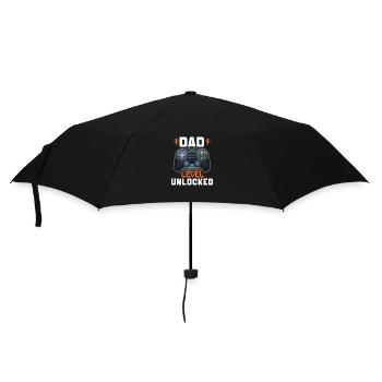 Dad level unlocked - Umbrella (small) - black - Front