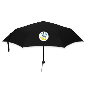 Print I Support Ukraine round - Umbrella (small) - black - Front