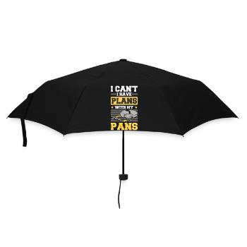Goldschürfen Geschenke | Goldwaschen Goldschürfer - Regenschirm (klein) - Schwarz - Vorne