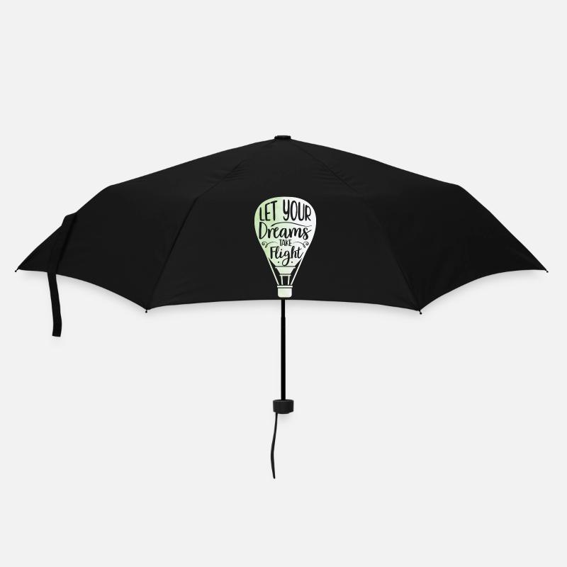 Ballonfahrt | Heißluftballon Luftfahrt Geschenke - Regenschirm (klein) - Schwarz