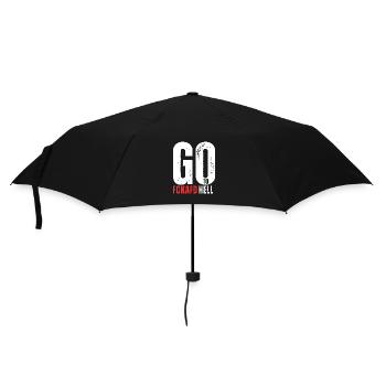 FCKAFD Go To Hell - Umbrella (small) - black - Front