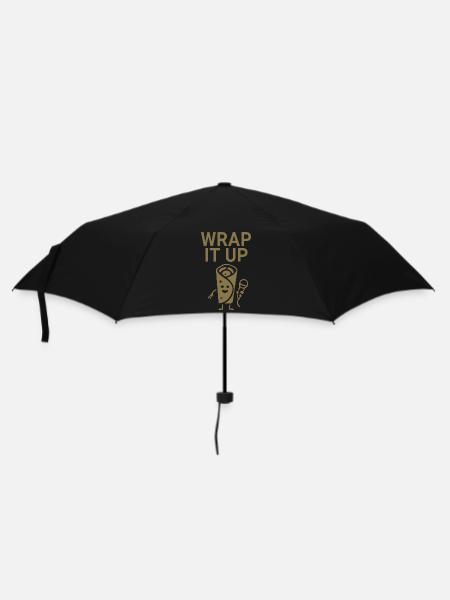 Wrap it up - Regenschirm (klein) - Schwarz