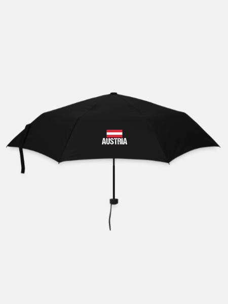 Österreicher Österreich - Regenschirm (klein) - Schwarz