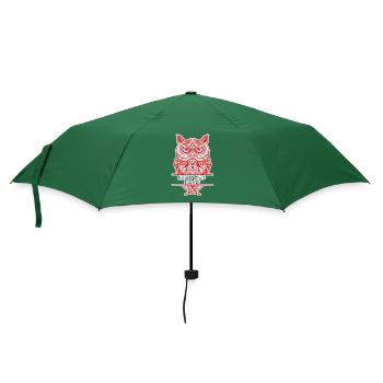 Wild and Wise Records - Umbrella (small) - bottlegreen - Front