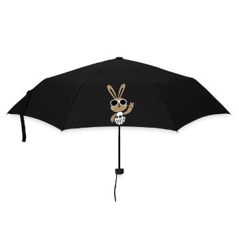Happy Easter - Easter Bunny - Easter Egg - Gift - Umbrella (small) - black - Front
