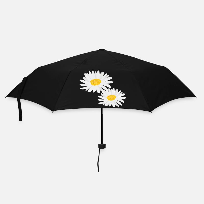 Marguerites de fleurs - Parapluie standard - noir