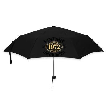 Vintage 1972 Classic 50 Ans Hommes & Femmes - Parapluie standard - noir - Devant