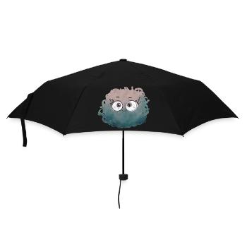 Petit Monstre pelote n°1 - Parapluie standard - noir - Devant