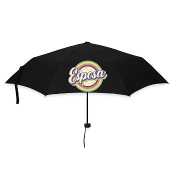 Esposa Retro Wife To Be Bride Couple Wedding Gift - Umbrella (small) - black - Front